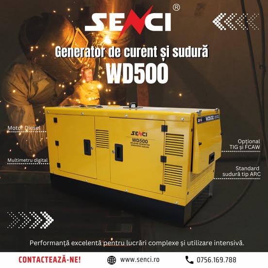 Generator de curent și sudură SENCI WD500