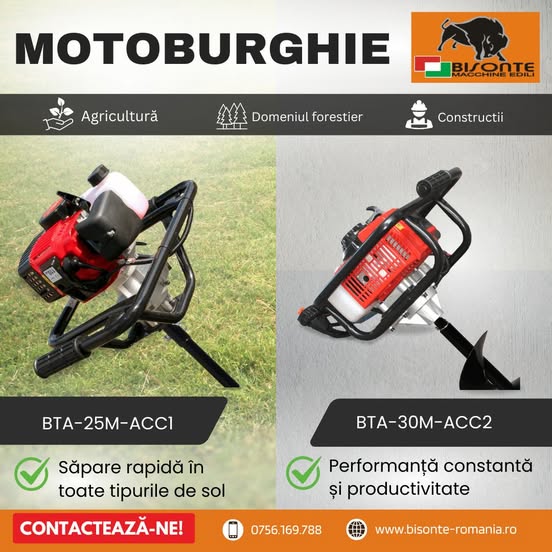 Motoburghiele Bisonte – Putere și eficiență pentru lucrările tale!