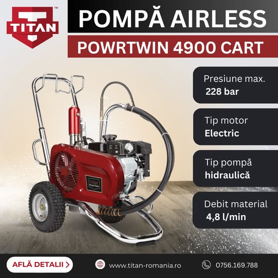 Pompa Airless Titan PowrTwin 4900 CART