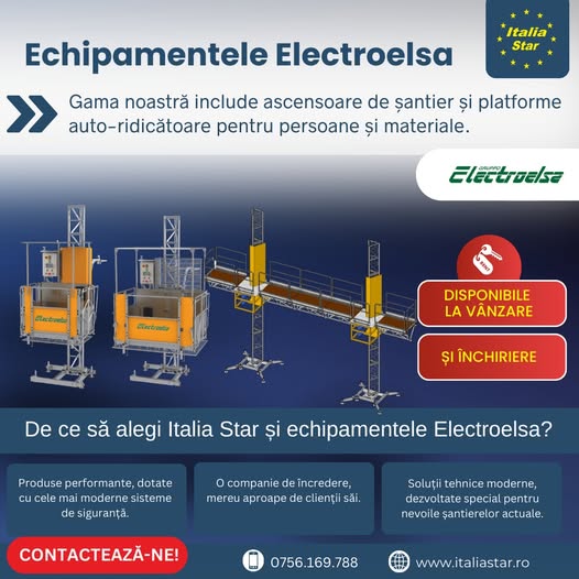 De ce să alegi Italia Star și echipamentele Electroelsa?