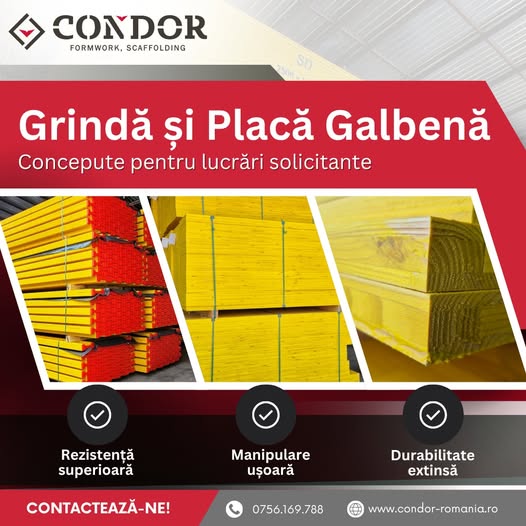 Grinda și Placa Galbenă Condor