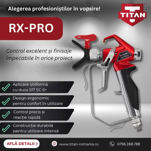Titan RX-PRO – alegerea profesioniștilor în vopsire!