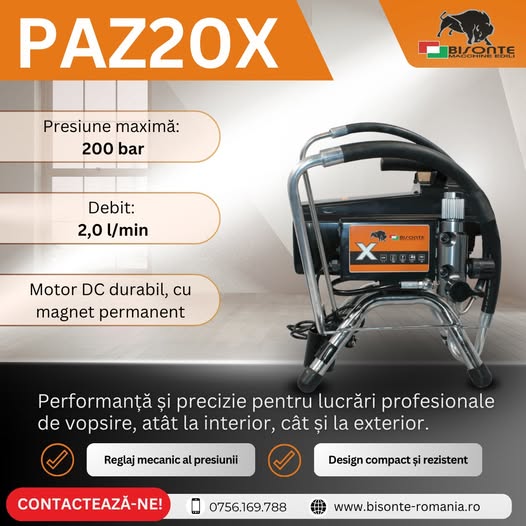 PAZ20X – Pompă Airless cu Piston