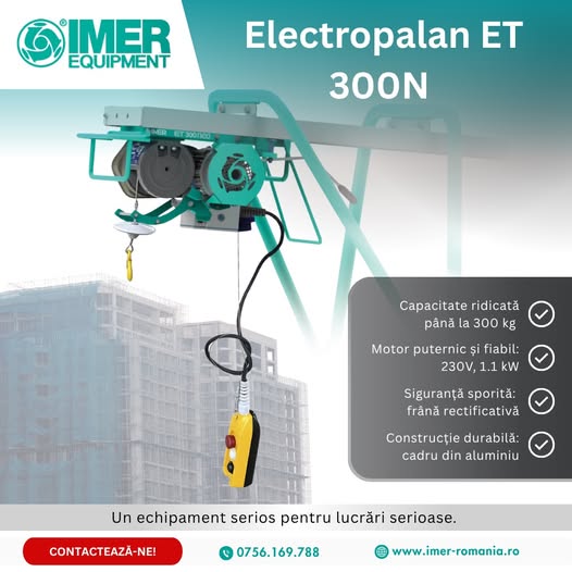 Electropalan ET 300N – eficiență maximă pentru șantierul tău!