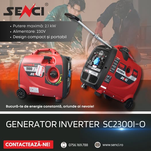 Generator Inverter SENCI SC2300i-O – Putere, fiabilitate și liniște...