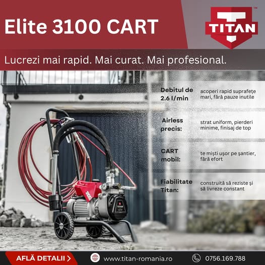 Titan Elite 3100 CART. Perfect pentru profesioniști!
