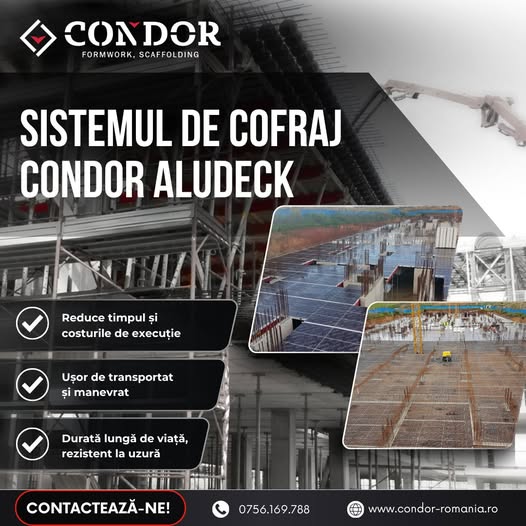 Sistemul de cofraj Condor Aludeck – eficiență și performanță pe ...