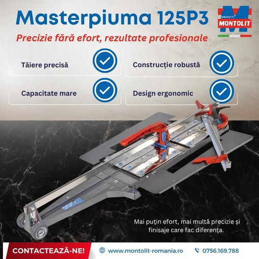 Masterpiuma 125P3 este alegerea premium pentru finisaje impecabile