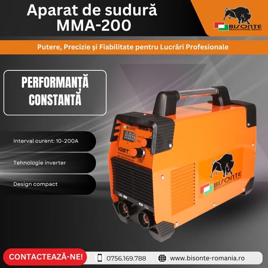 Aparat de sudură MMA-200 Bisonte