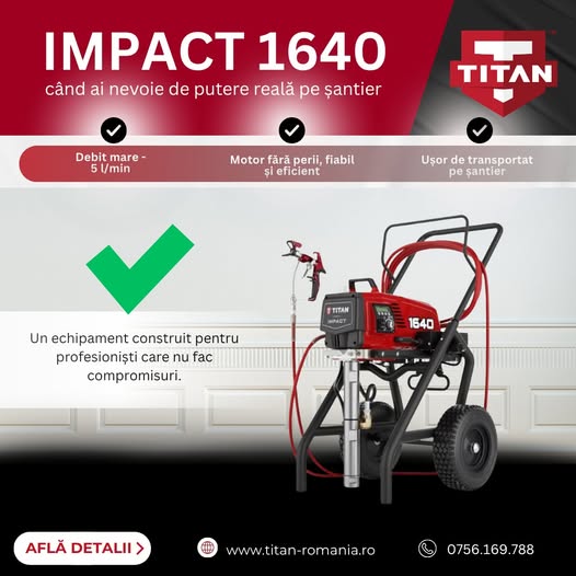 Titan Impact 1640 – când ai nevoie de putere reală pe șantier