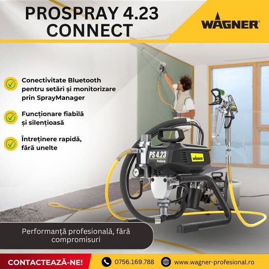 Wagner ProSpray 4.23 Connect – performanță profesională, fără co...