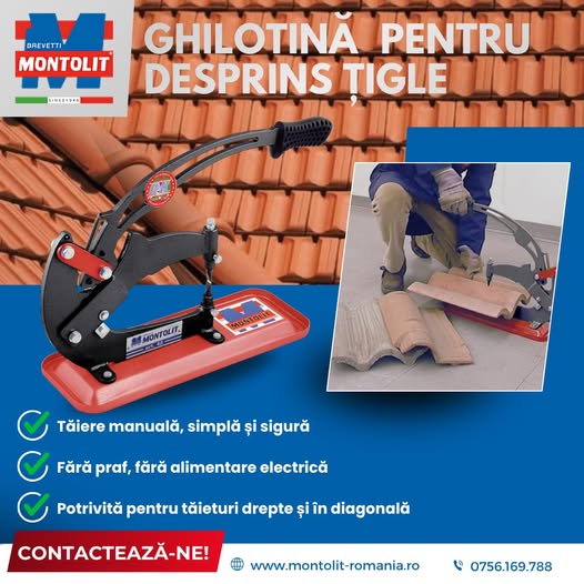 Precizie rapidă direct pe acoperiș – Ghilotină Montolit pentru tă...