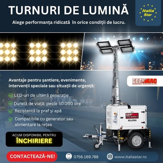De ce să alegi Turnurile de lumina Genmac?