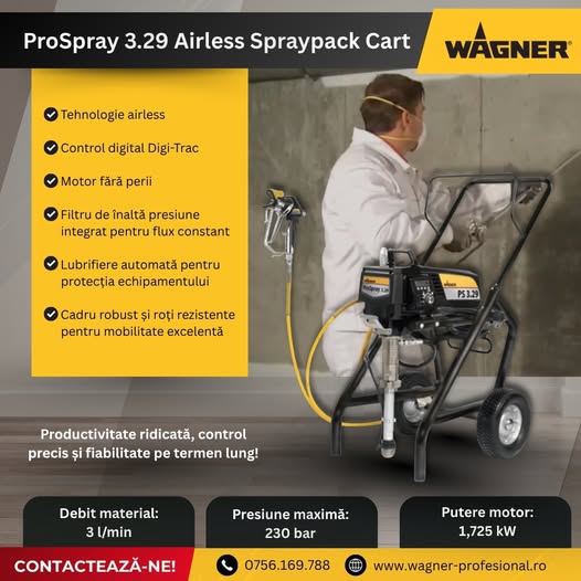 ProSpray 3.29 Spraypack Cart – performanta profesionala