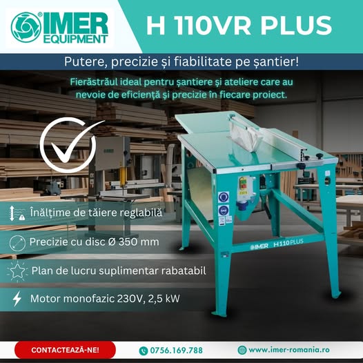 H 110VR Plus – putere si fiabilitate pe santier!