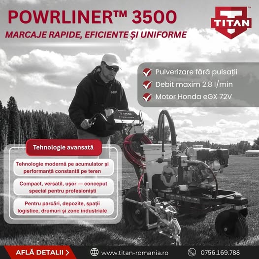 Titan PowrLiner 3500 (72V) – compact, versatil si usor de utilizat