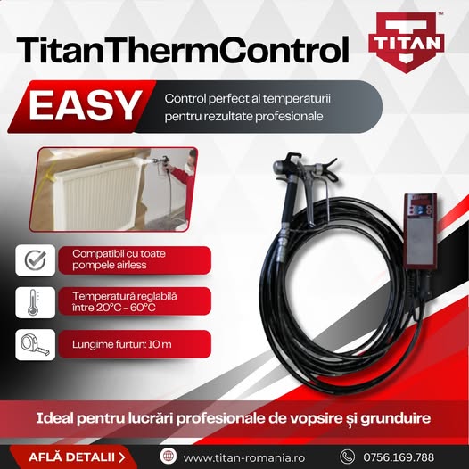 TitanThermControl Easy – Control perfect al temperaturii materialului