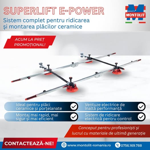 Montolit SUPERLIFT E-POWER | Acum la preț promoțional!