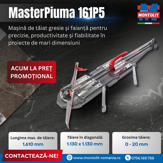 Preț promoțional la MasterPiuma 161P5 – Precizie italiană pentru t...