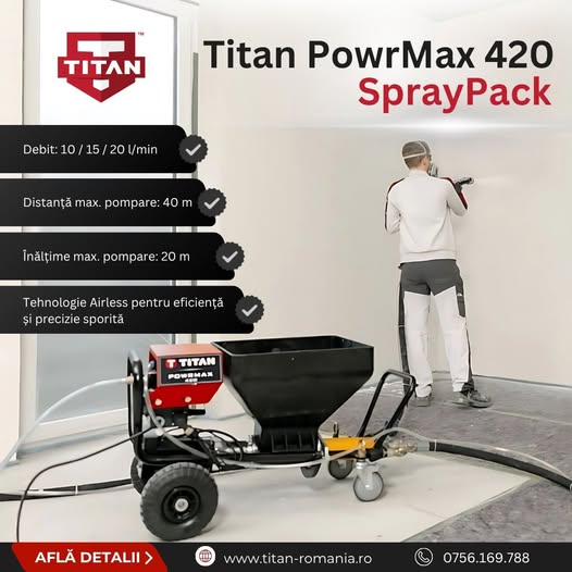 Titan PowrMax 420 SprayPack – Versatilitate și performanță pentru ...