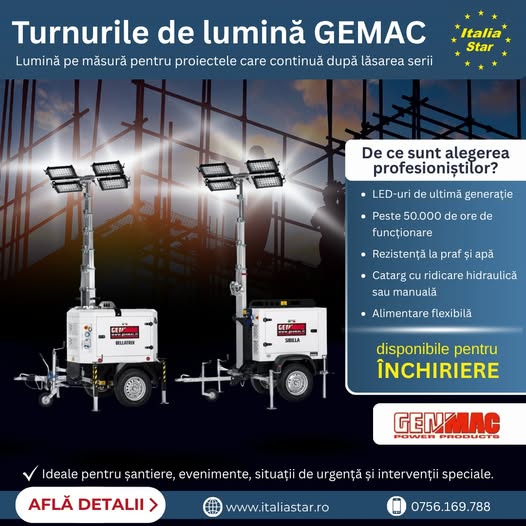 Când proiectul continuă după lăsarea serii, ai nevoie de lumină pe mă...