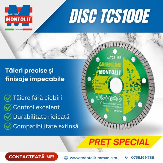 Discul TCS100E este disponibil acum la un pret special!