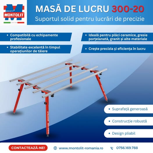 Masa de lucru 300-20 | Suportul solid pentru lucrări de precizie