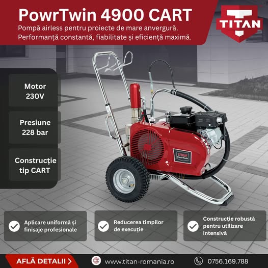 Pompa airless PowrTwin 4900 CART