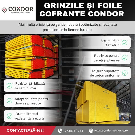 Construcțiile durabile încep cu soluțiile potrivite de cofrare