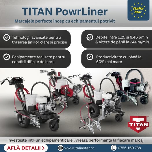 Marcaje perfecte încep cu echipamentul potrivit – TITAN PowrLiner