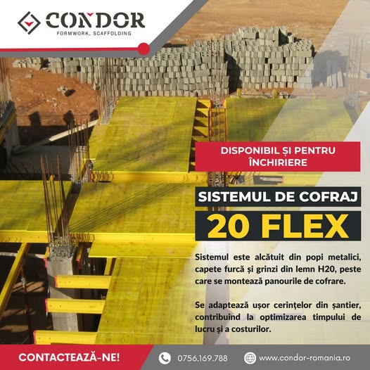 Sistemul de cofraj 20 FLEX – soluția clasică și versatilă pentru ...