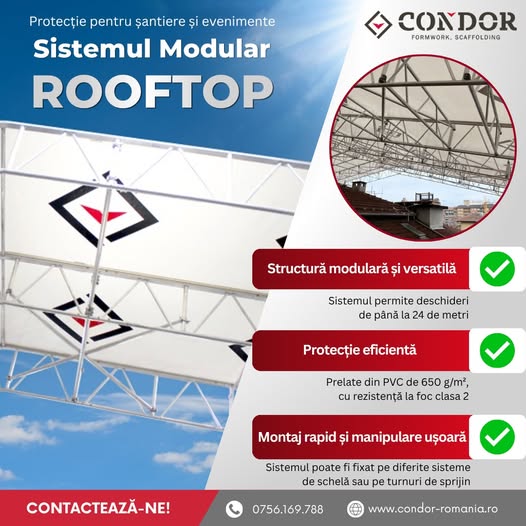ROOFTOP: protecție modulară pentru șantiere și evenimente