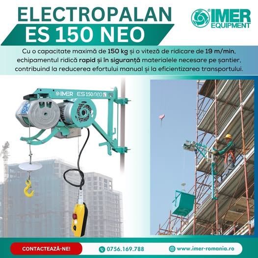 Electropalan ES 150 NEO – o soluție practică pentru ridicarea rapid...