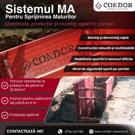Sistemul MA pentru sprijinirea malurilor – stabilitate, protecție ș...