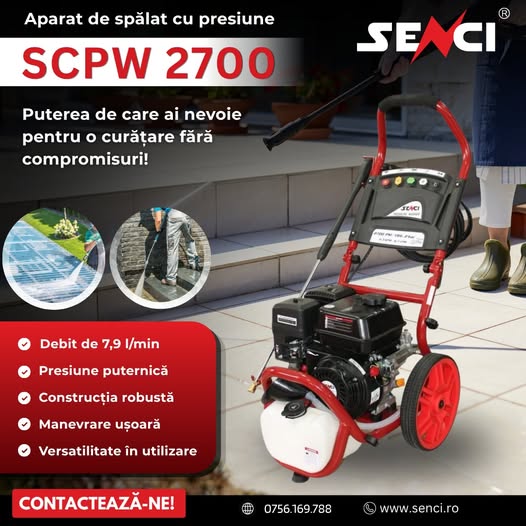 Aparat de spălat cu presiune SCPW 2700 – puterea de care ai nevoie p...