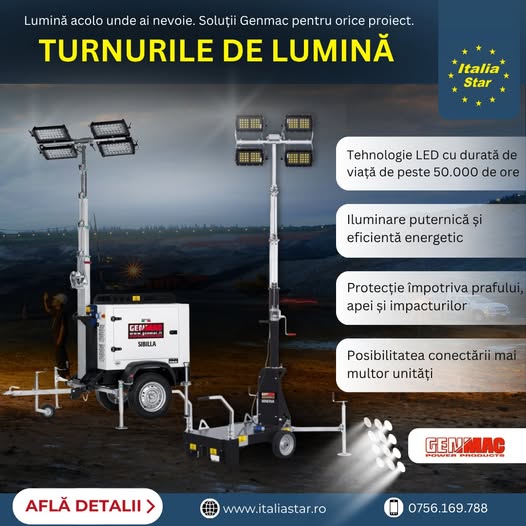 Lumină acolo unde ai nevoie. Soluții Genmac pentru orice proiect.