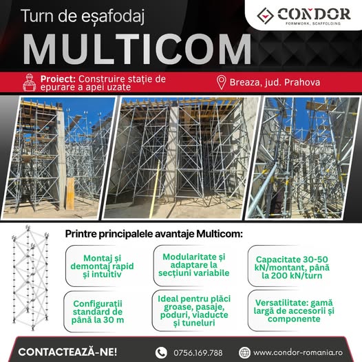 Soluții CONDOR în proiecte de infrastructură pentru apă uzată