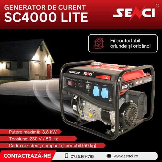 Generator de curent SC4000 LITE – Independență energetică oriunde ...