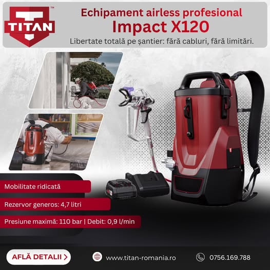 Impact X120 – libertate de mișcare pentru vopsire profesională