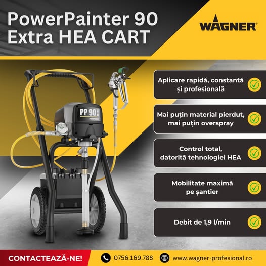 Pompă airless Wagner PowerPainter 90 Extra HEA CART