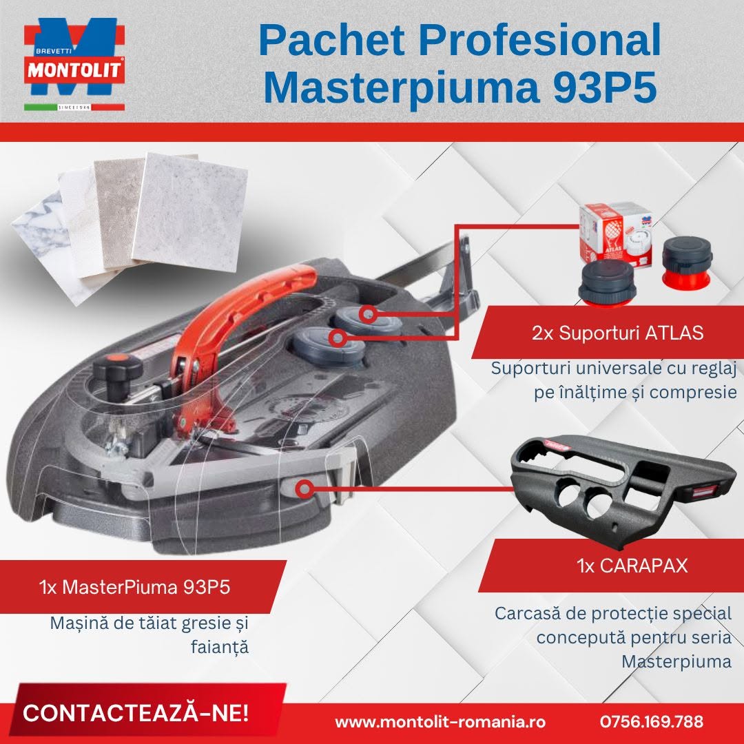 Pachet profesional MasterPiuma 93P5 – precizie și echipare completă