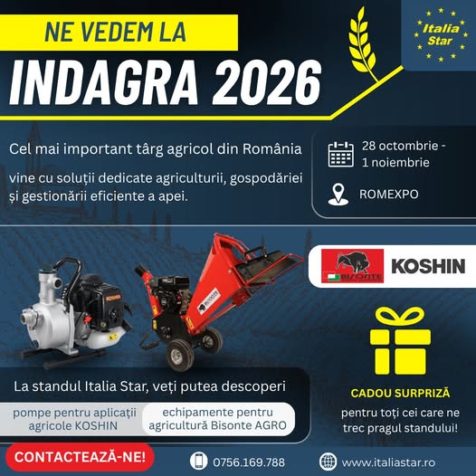Ne vedem la INDAGRA 2026!
