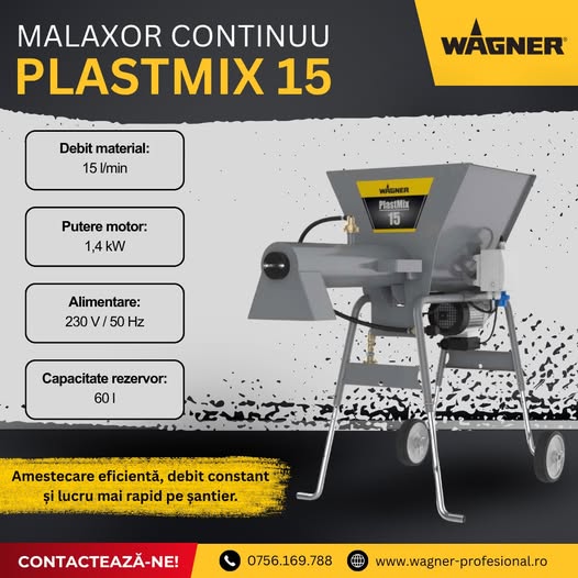Malaxor continuu PlastMIX 15 – amestecare eficientă, debit constant ...