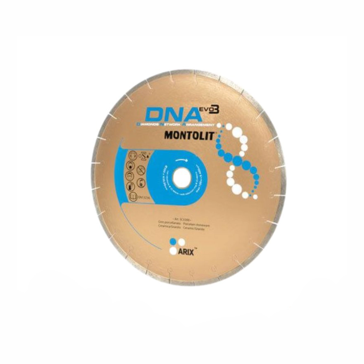SCX250 este un disc diamantat profesional din gama GOLD Line High Technolog...